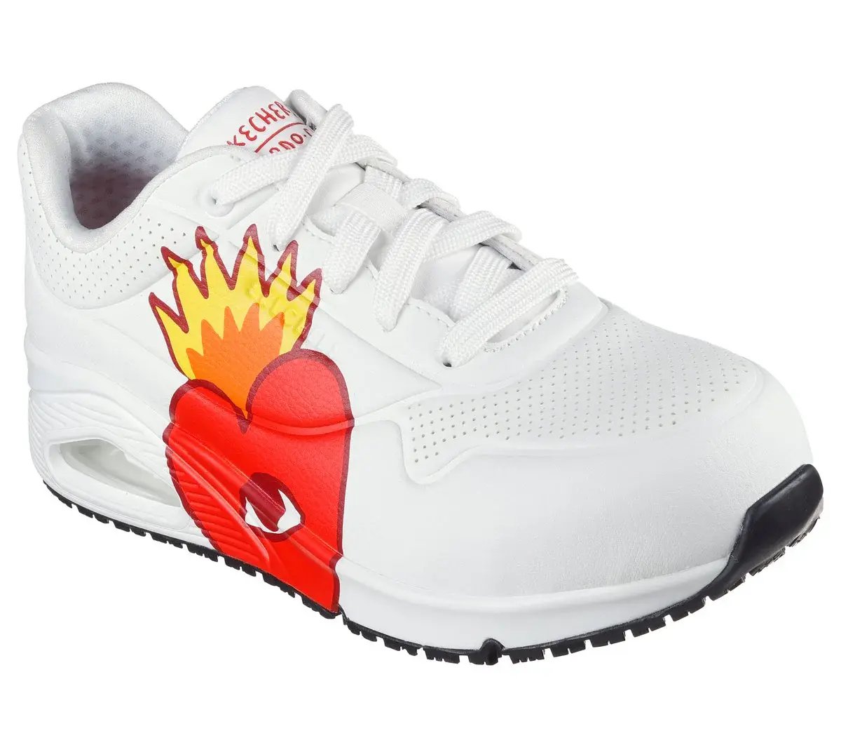 Ricardo Cavolo Work Halksäker: Uno – Flaming Heart Safety Toe Ricardo Cavolo Work Halksäker: Uno – Flaming Heart Safety Toe