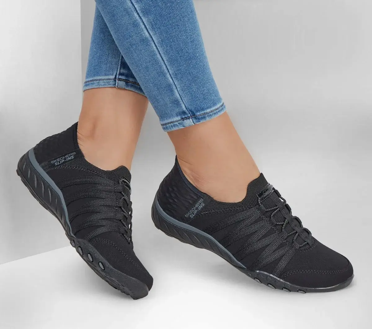 Skechers Slip-ins Avslappnad passform: Andas-lätt – Rulla-med-mig